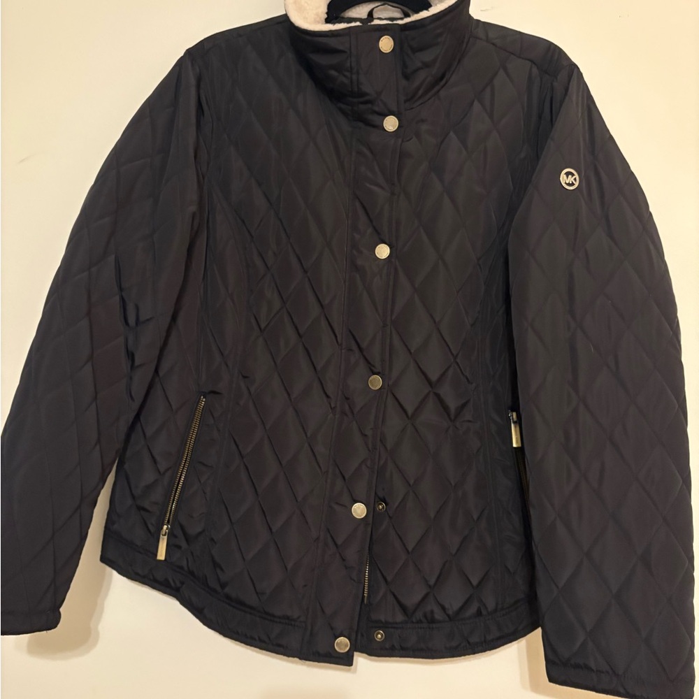 Michael Kors Black Quilted Puffer Jacket